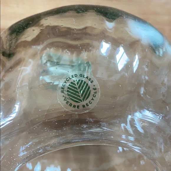 Pottery Barn Accents Pottery Barn Recycled Glass Small Pumpkin Cloche Poshmark